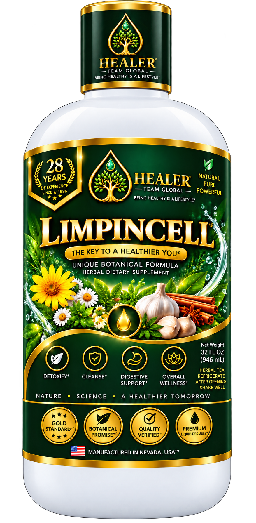 Limpincell bottle